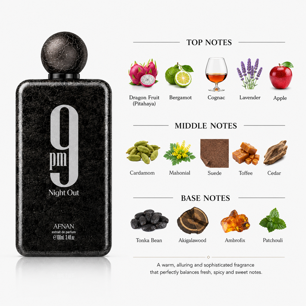 Afnan 9PM Night Out Extrait De Parfum 100ml