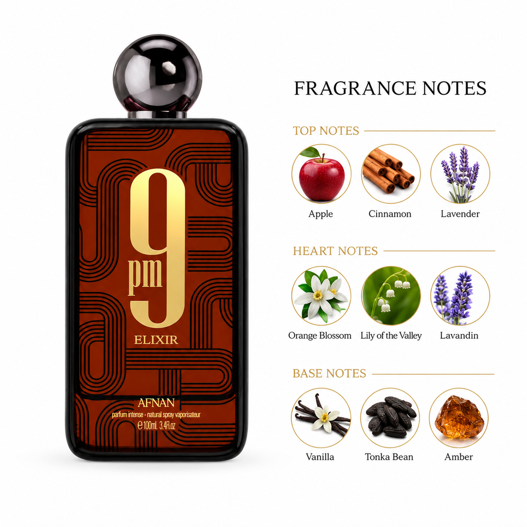 Afnan 9pm Elixir EDP 100ml